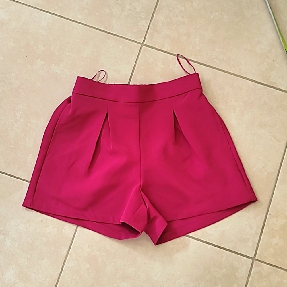 Pink Shorts with Pockets